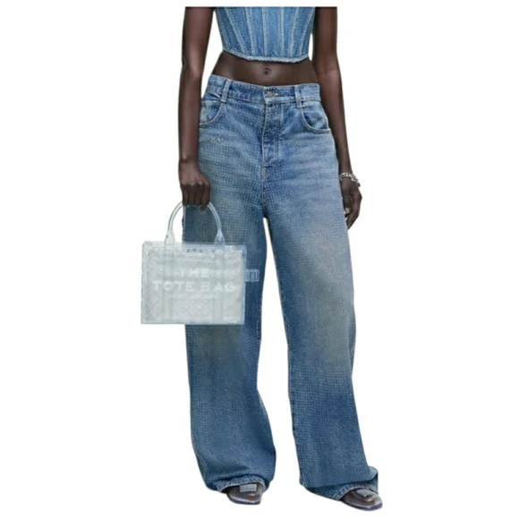 NWT! Marc Jacobs Authentic THE JELLY TOTE - Clear Transparent Tote / Crossbody - Picture 4 of 16